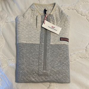 Vineyard Vines two tone gray quilted Shep Shirt, NWT, 3X